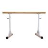 Portable Double Ballet Barre Adjustable Height Gymnastics Bar Freestanding Stretch Bar for Dance Exercise with Non-Slip Feet view 1