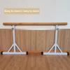 Portable Double Ballet Barre Adjustable Height Gymnastics Bar Freestanding Stretch Bar for Dance Exercise with Non-Slip Feet view 3