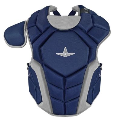 All-Star Top Star Series Baseball Chest Protector Ages 7-9 - High-Impact Foam Padding, Adjustable Fit, Breathable Design for Advanced Protection and Comfort