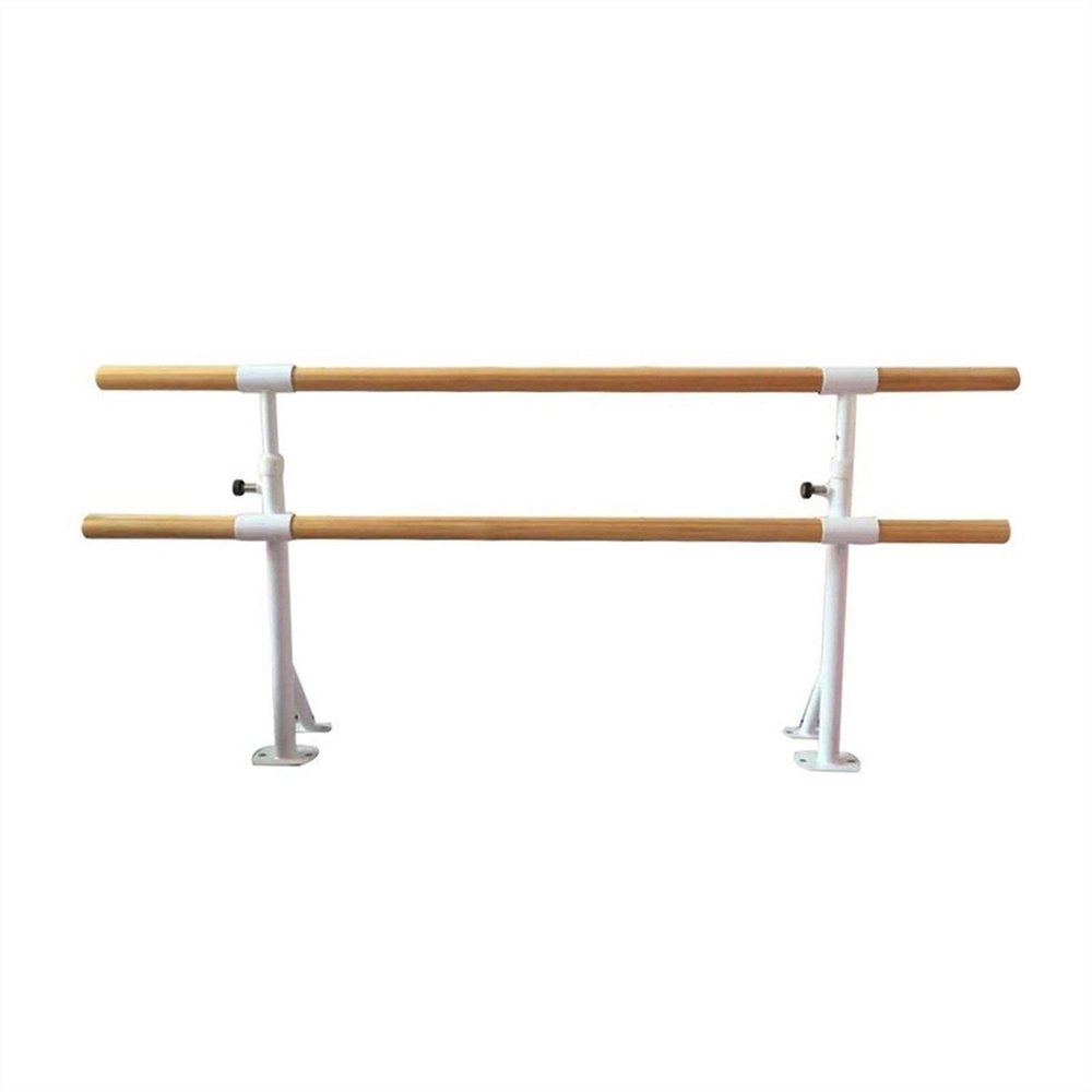 Portable Ballet Barre, Adjustable Height Gymnastics Pole Freestanding Stretch Bar for Dance Exercise with Non-Slip Feet