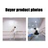 Portable Ballet Barre, Adjustable Height Gymnastics Pole Freestanding Stretch Bar for Dance Exercise with Non-Slip Feet view 3