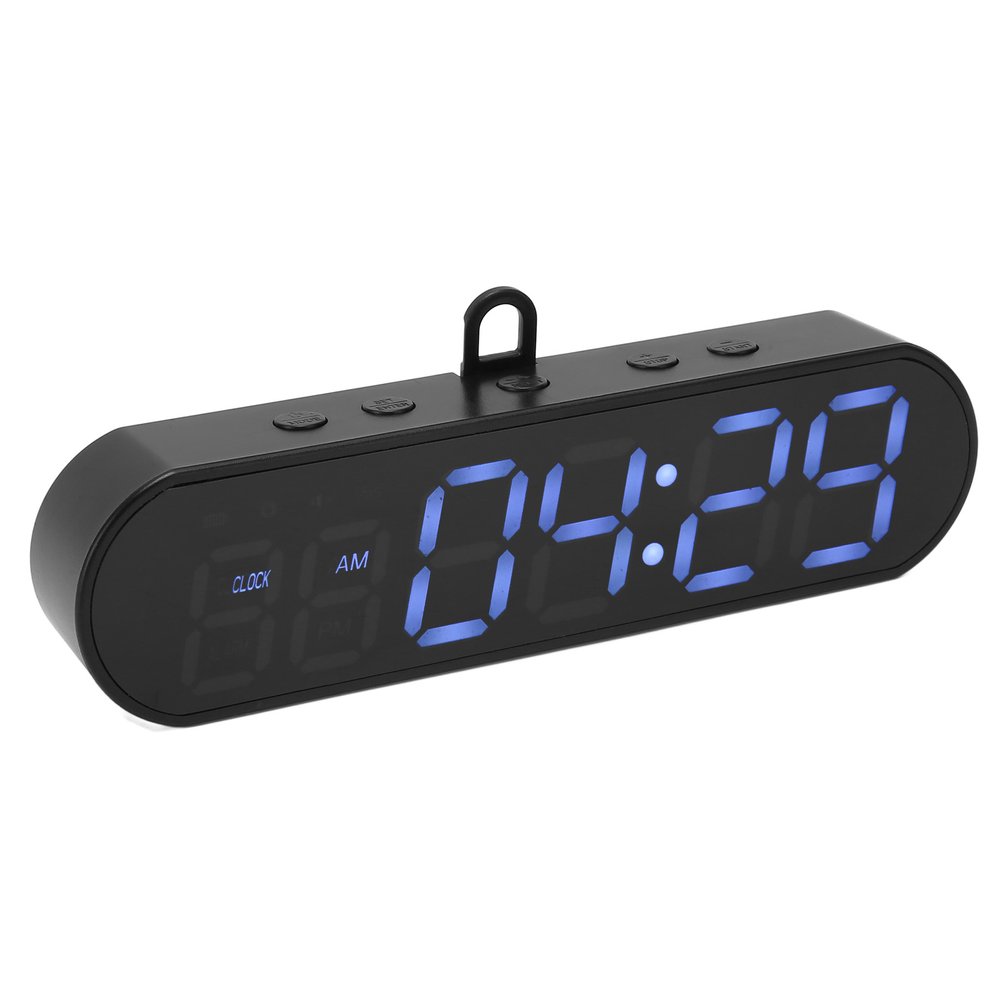 Gym Timer, ABS Multifunctional Alarm 1000mAh Lightweight Clock Sports Interval Timer for School for Workout