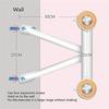 Double-Layer Ballet Dance Bar, Wall-Mounted Ballet for Adults Child Gym School Sports Room Living Room Dance Equipment (A 150CM) (A 150CM) (A 150CM) (A 150CM) view 3