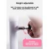 Stable Fixed Ballet Barre Wall-Mounted Solid Wood Dancing Practice Stick Height Adjustable Fitness Ballet Pole for Girls (Pink 1 m) view 4