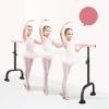Dance Bar, Ballet Bar, Ballet Bar, Studio Ballet Bar, Mobile Ballet Bar, Vacuum Suction Cup is No Required to Drill for Home Life (Pink 2m) (Pink 2m) (Black (2M) EU) view 4
