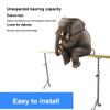 Adjustable Ballet Dance Bar Floor Standing Ballet Stretching Bar Fitness Exercise Ballet Bar for Family Dance Workout or Pointe Work Practice (Single Layer 1.5M) (Double Layer 1M) (Double Layer 1.5M) view 2