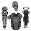 All-Star Top Star Series Baseball Catching Equipment Kit, Meets NOCSAE Standard - Ages 7 to 9, Graphite view 1