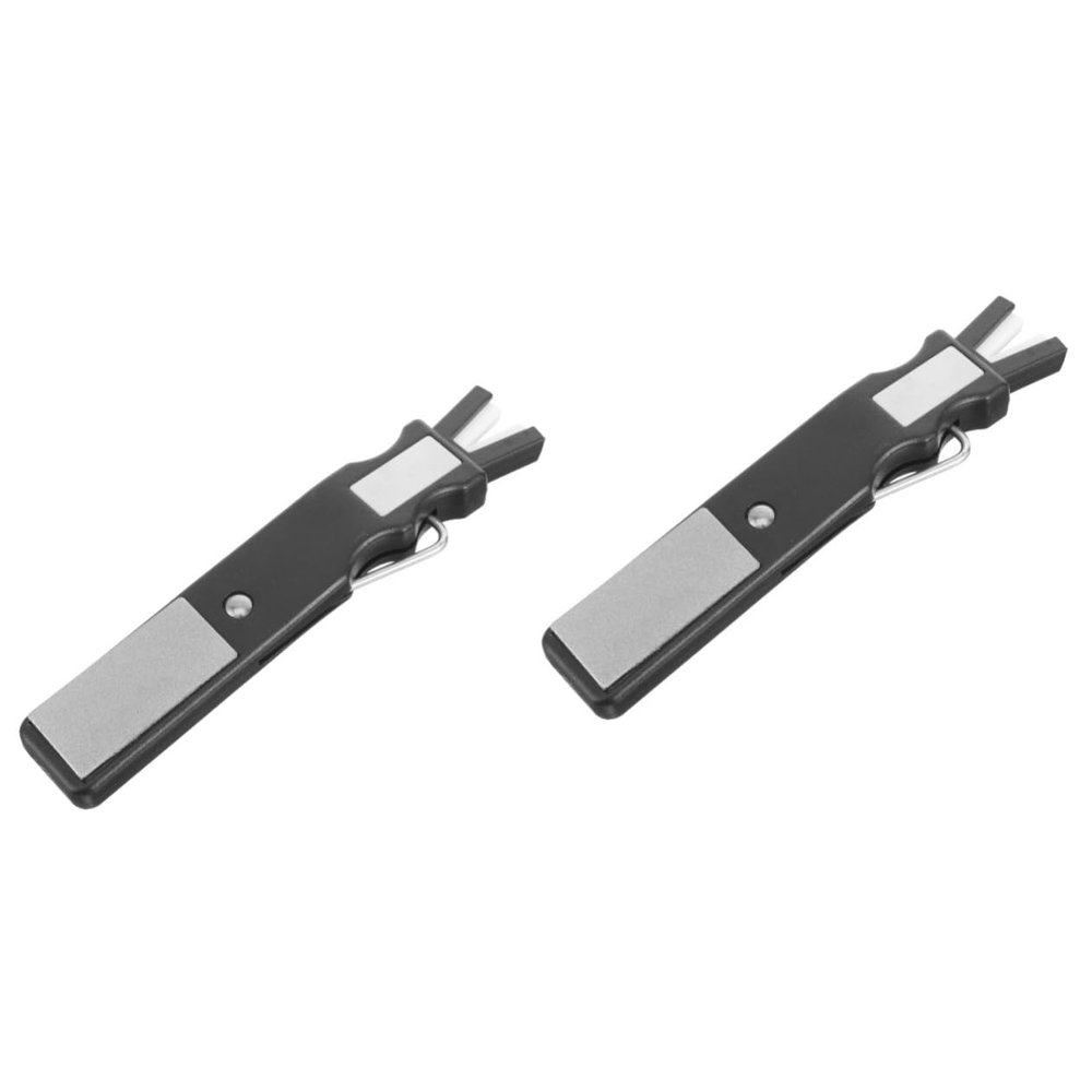 ABOOFAN 2pcs Skate Sharpener Tool for Ice Skates Professional Blades Sharpener Compact and Lightweight Design for Easy Carrying Efficient and Easy to Use for Skating Safety and Performance