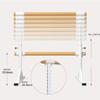 Ballet Bar Double Ballet Bar for Children Ballet Bar for Home Mobile Freestanding Height Adjustable Dance Barre Fitness Dance Stretching Ballet view 2