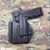 Black Kydex IWB Holster Compatible with Rock Island M1911-A2 2011 5" Surefire X300 Ultra B view 3