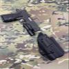 Black Kydex IWB Holster Compatible with Rock Island M1911-A2 2011 5" Surefire X300 Ultra B view 4