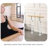 Adjustable Stretching Bar, Wooden Single Pole Gymnastic Equipment Home Balcony School Dance Studio Ballet Bar(Size:100CM,Color:Pink) (Pink 100CM) (Pink 100CM) (Pink 100CM) view 4