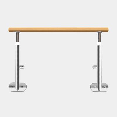 Ballet Barre Bar,Adult Child Household Dancing Stretching Bar,Stainless Steel Wall Mounted Fixed Type,Height Adjustable (Size : B Wall) ()