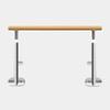 Ballet Barre Bar,Adult Child Household Dancing Stretching Bar,Stainless Steel Wall Mounted Fixed Type,Height Adjustable (Size : B Wall) () view 1