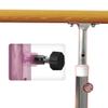 Ballet Barre Bar,Adult Child Household Dancing Stretching Bar,Stainless Steel Wall Mounted Fixed Type,Height Adjustable (Size : B Wall) () view 2