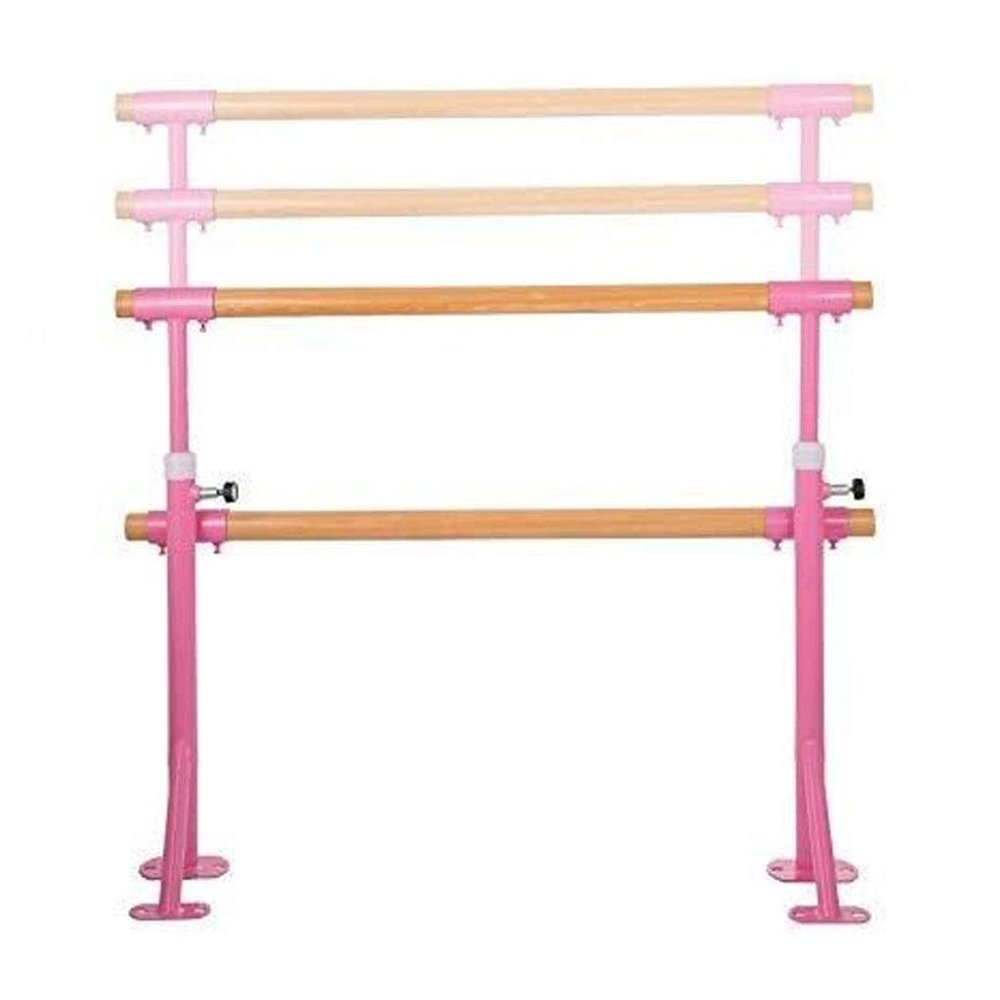 Ballet,Ballet Bar Ballet Bar,Double Ballet Bar,Portable Fitness Gymnastics Stretching Barre,Floor Type Home Dance Bracket,Adjustable (1M) ()