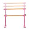 Ballet,Ballet Bar Ballet Bar,Double Ballet Bar,Portable Fitness Gymnastics Stretching Barre,Floor Type Home Dance Bracket,Adjustable (1M) () view 1
