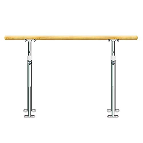 Studio Ballet Barre, Mobile Professional Lifting Ballet Bar Portable for Home Dance Room Freestanding Adjustable Bar for Stretch Active Workouts