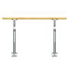 Studio Ballet Barre, Mobile Professional Lifting Ballet Bar Portable for Home Dance Room Freestanding Adjustable Bar for Stretch Active Workouts view 1