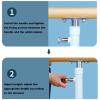 Portable Adjustable Ballet Barre, Freestanding Dancing Equipment with Suction Cup, Perfect for Exercise Balance Building Flexibility view 4