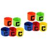 VANZACK 10pcs Elastic Soccer Captain Armbands Wear-Resistant Arm Bands for Football Basketball Comfortable Non- Design Lightweight Easy to Store for Team Competitions view 1