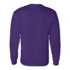 AL03 - Hunter College Hawks Arch Logo Long Sleeve T Shirt - Small - Purple view 4