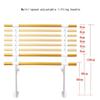 Ballet Barre, Wall Mounted Ballet Bar, Height Adjustable, Fitness Ballet Bar for Dancing Stretching, Safe and Stable Dance Bar () view 3