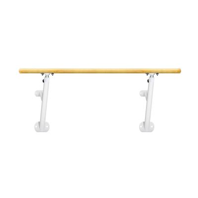 Wall-Mounted Ballet Barre Bar Solid Wood Height Adjustable Dancing Fitness Poles Suitable for Adults and Children