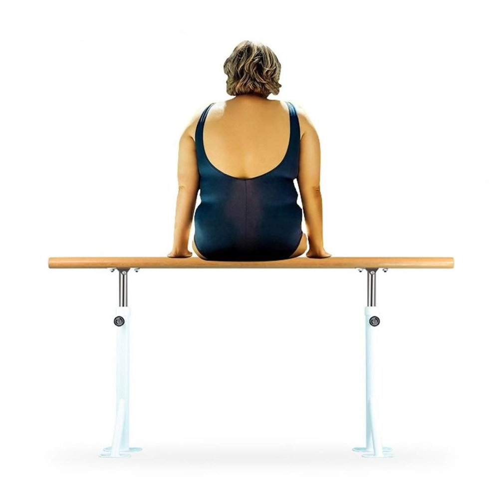 Dance Bar, Ballet Bar, Ballet Bar, Dance Bar, Fixed Dance Stretching Bars for Home Triangular Height Adjustable Stand, 80-120 cm