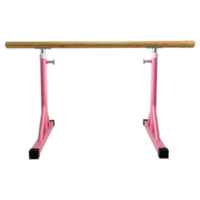 Solid Wood Single Layer Barre Bar, Indoor Wall Mount Dance Stick, Height Adjustable Ballet Barre for Studio Exercise