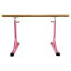 Solid Wood Single Layer Barre Bar, Indoor Wall Mount Dance Stick, Height Adjustable Ballet Barre for Studio Exercise view 1