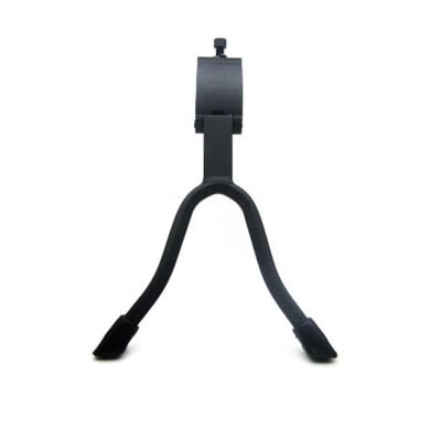 24 26 29 inch Mountain Bike Support Side Kick Stand Adjustable MTB Road Bicycle Kickstand Parking Rack Cycling Parts Foot Brace (Color : Black unadjustable)