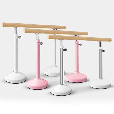 Ballet Bar,Mobile Ballet Bar Portable for Home Or Studio Freestanding Adjustable Bar for Stretch Dance Or Active Workouts (Color : Stainless Steel, Size : 2m) (Pink 2m) (Stainless Steel 1.5m)
