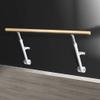 Ballet Barre Bar Wall Mounted Ballet Bar for Kids Adults Home Dancing Stretching Ballet Height Adjustable Fitness Practise Dance (Color : White, Size : 1.5m) (White 1m) (White 1.5m) view 4