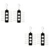 VANZACK 4pcs Vice Golf Tee Holder Portable Plastic Tee Carriers for Practice Golfing Supplies view 1