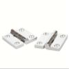 2Pack Heavy Duty Marine 316 Stainless Steel Butt Hinges,1.5 inch x1.5inch/1.97 inch x1.97inch Boat Caravan Cabinet Shed Garden Wooden Door & Gate Casting Hinge Hardware (1.5inchx1.5inch) view 1