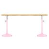 Ballet Barre Bar,Mobile Dancing Ballet Bar,Freestanding Fitness Brackets,Adjustable Adult Child Stretching Barre,Folding (Color : White, Size : 1.5M) (White 1.5M) (Pink 1M) view 1