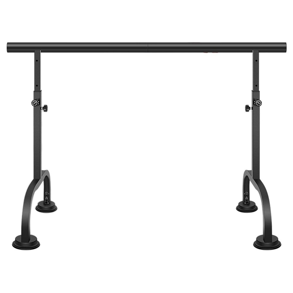 Mobile Ballet Barre, Portable Dance Stretch Balance Bar, Freestanding Adjustable Height Ballet Equipment with Suction Cup (Black 2 m)