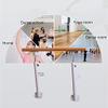 Ballet Bar for Home, 3.2/5 FT Wooden Dance Stretching Bar Adjustable Ballet Bar for Stretching Exercises Ballet Barre (Silver 100CM) view 3