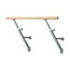 Wall-Mounted Ballet Barre, 5FT Double Stretching Bars Adjustable Wooden Ballet Bar for Dancing Ballet Fitness Bar view 1