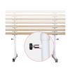 Dance Bar, Ballet Bar, Ballet Bar, Mobile Ballet Steel Portable Extendable Dance Bar for Stretch Dancing and Balance Exercises with Non-Slip Rubber Feet (White. 1.5m) (Pink 1.5m) (White. 1.5m) view 1