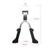 24 26 29 inch Mountain Bike Support Side Kick Stand Adjustable MTB Road Bicycle Kickstand Parking Rack Cycling Parts Foot Brace (Color : Silver adjust Gasket) view 2