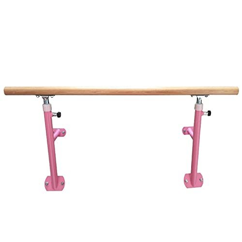 Wall Mounted Ballet,100/150CM Wood Ballet Bar for Kids Adjustable Bar for Stretch, Balance, Dance (B 100CM) (A 100CM) (B 150CM) (B 150CM)