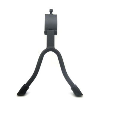 24 26 29 inch Mountain Bike Support Side Kick Stand Adjustable MTB Road Bicycle Kickstand Parking Rack Cycling Parts Foot Brace (Color : Black unadjust pad)