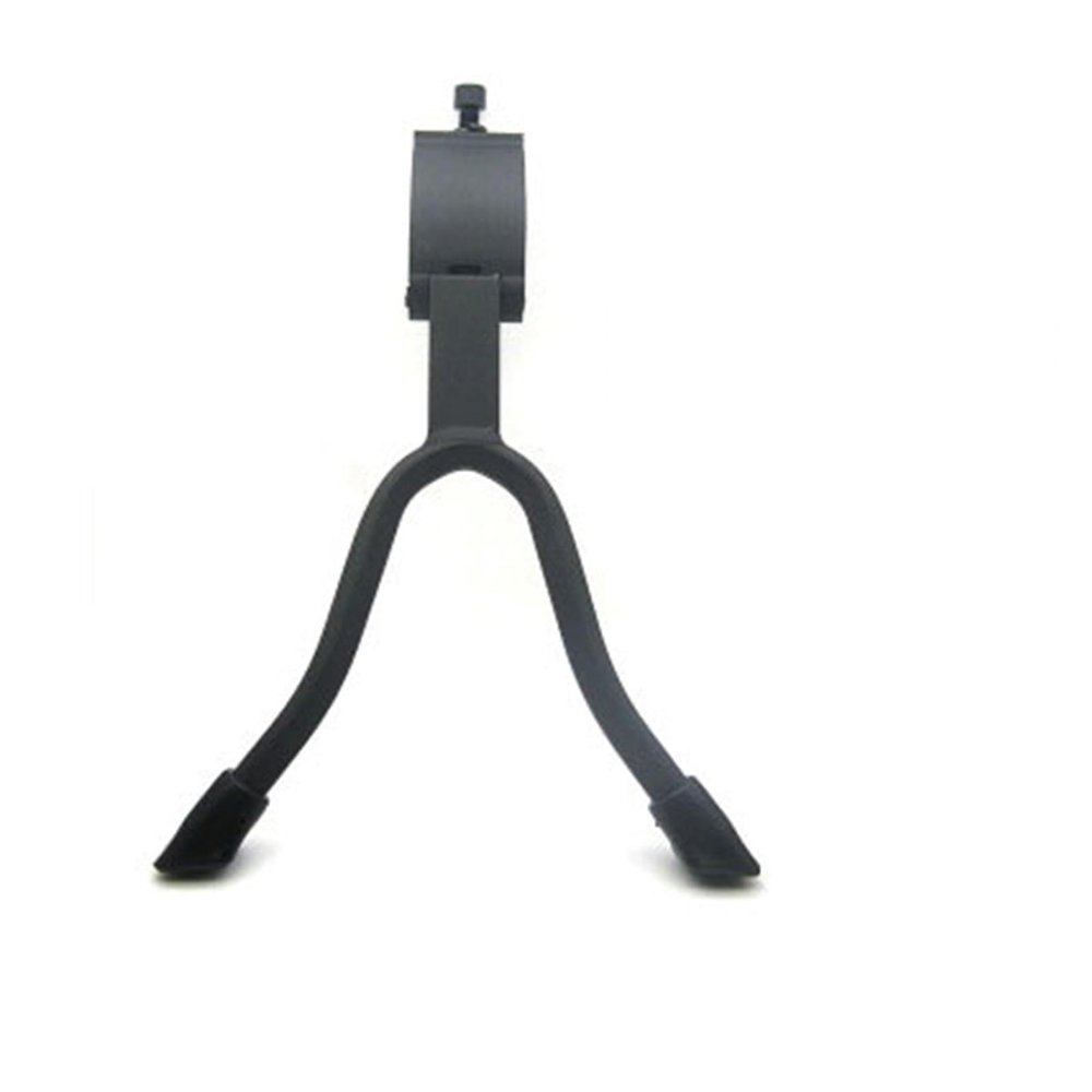 24 26 29 inch Mountain Bike Support Side Kick Stand Adjustable MTB Road Bicycle Kickstand Parking Rack Cycling Parts Foot Brace (Color : Black unadjust pad)