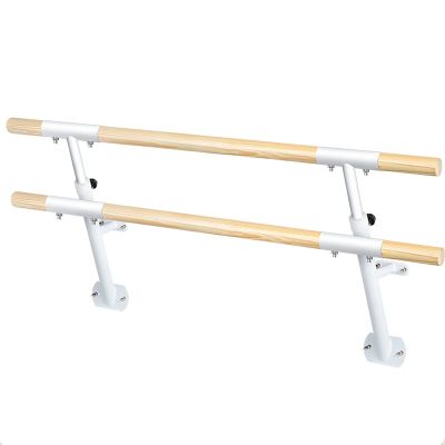 Double Ballet Bar, 100/150CM Wall-Mounted Ballet Barre for Home Living Room Dance Room Adult Children's Dancing Stretching Ballet(Size:100CM,Color:White) (White 150CM)