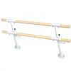 Double Ballet Bar, 100/150CM Wall-Mounted Ballet Barre for Home Living Room Dance Room Adult Children's Dancing Stretching Ballet(Size:100CM,Color:White) (White 150CM) view 1