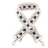 Chain Strap Bag Strap Women's Shoulder Bag Strap Adjustable Bag Strap Part Accessories Women's Handbag Strap Replacement Strap (Color : Black White, Size : Silver Hardware) view 1