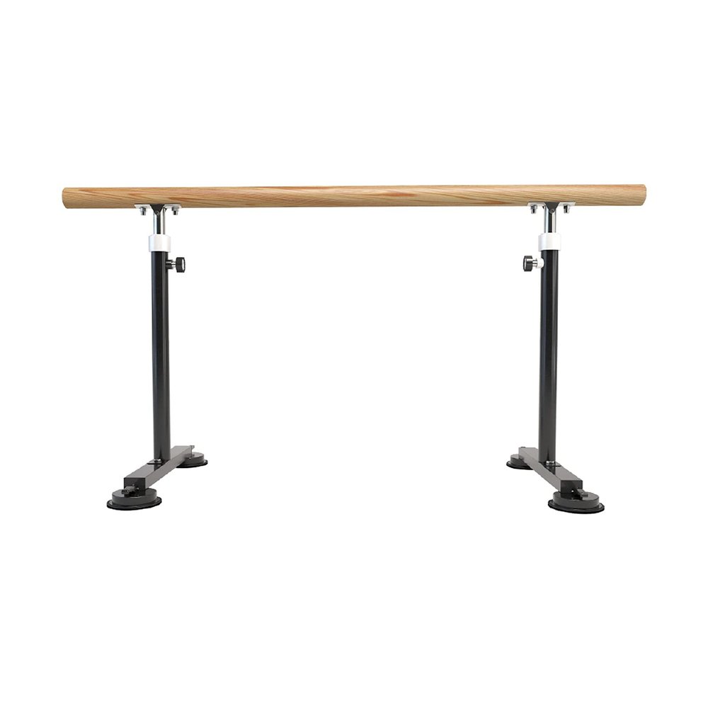Outdoor Adult Ballet Barre, Freestanding Adjustable Portable Ballet Bar for Living Room Bedroom Dance Studio Stretch Rod (Black 1 M)