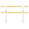 Ballet Barre for Home Portable Ballet Bar Floor Mounted Barre Bar Adjustable Height Home School Studio Gym Dancing Double Bar Dance Barre Pole Freestanding Adjustable Bar for Stretch view 1